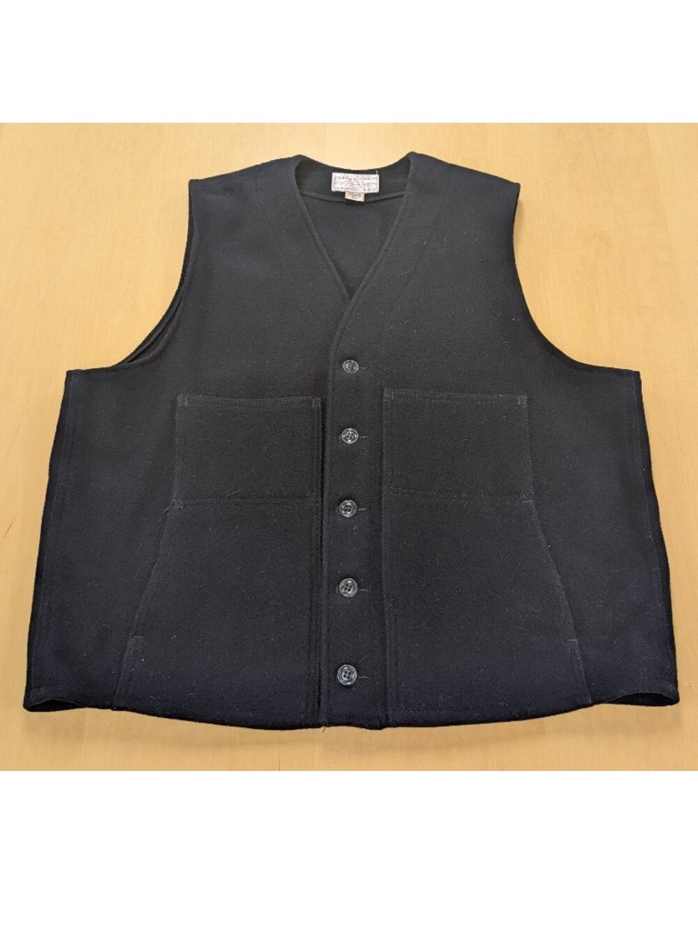 Filson Mackinaw Wool Vest - Dark Navy - XXL - Made in USA